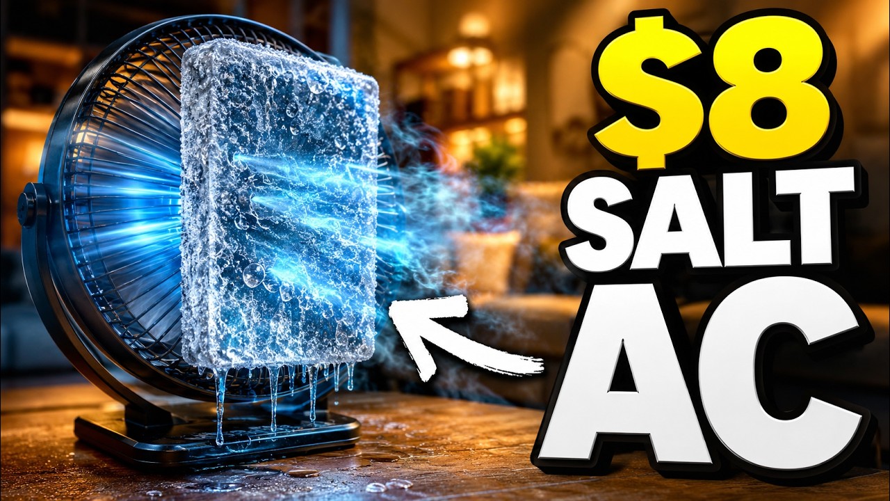 The $8 Cooling Trick They Never Told You About! ❄️ Turn Any Fan Into an Air Conditioner