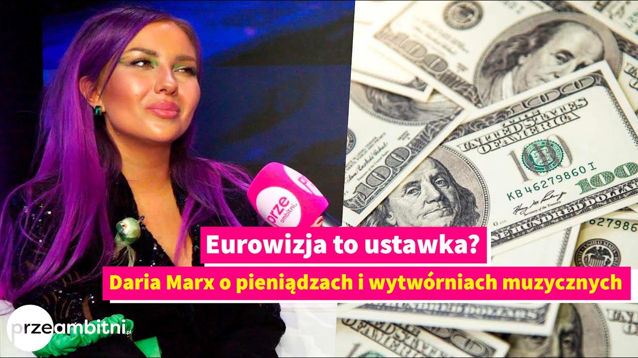 Eurowizja to USTAWKA? Daria Marx o kasie z wytwórni muzycznych