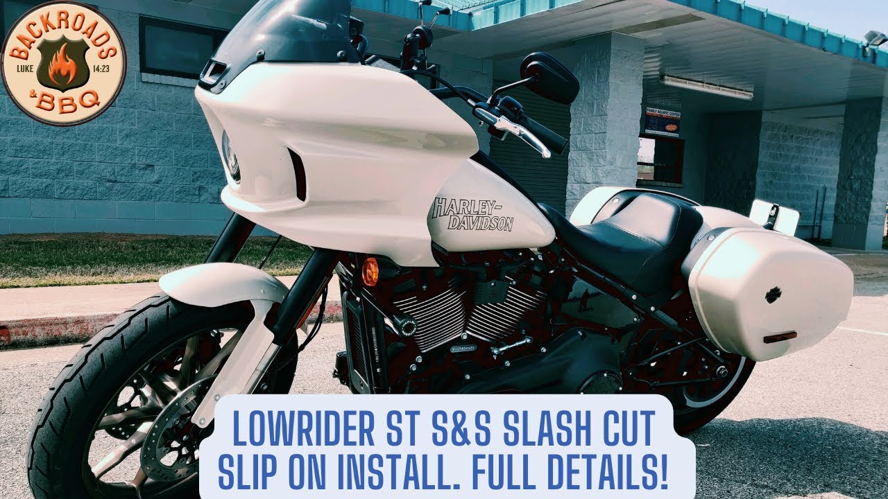 How To Install A Slip On Exhaust On A Harley Softail Lowrider St