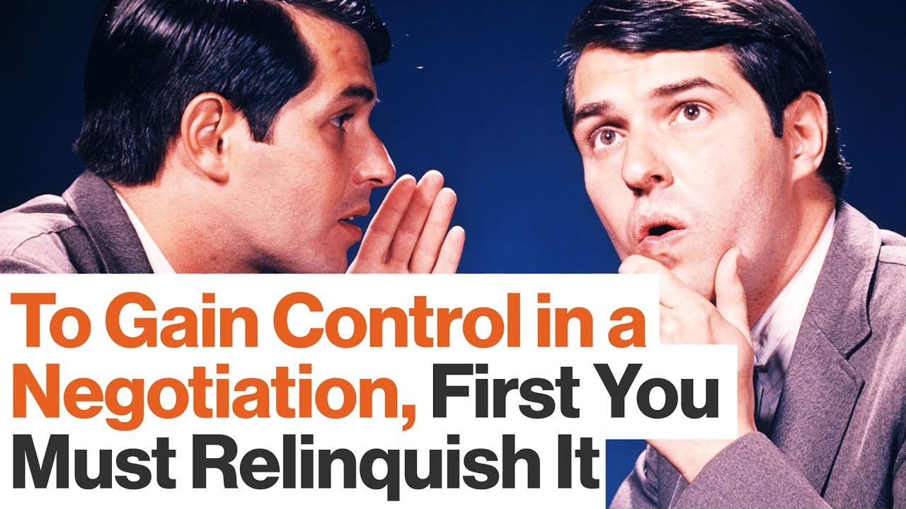 Your Most Powerful Negotiation Tool: The Illusion of Control | FBI Negotiator Chris Voss | Big Think