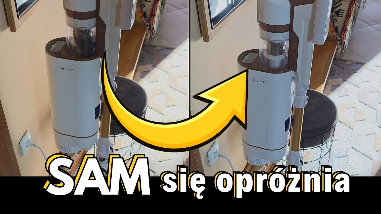 Hexo Free+ [RECENZJA] Odkurzacz ze stacją na brud za ułamek ceny Dysona 🤯