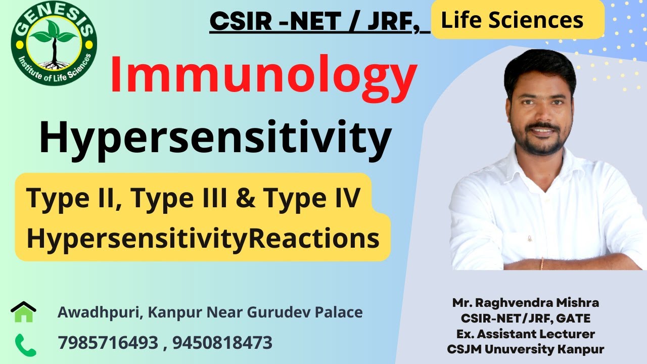 Hypersensitivity | Type II, Type III & Type IV hypersensitivity Reactions | Immunology | L-29