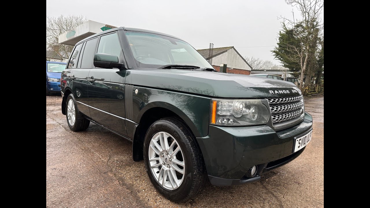 FOR SALE 2010 Range Rover Vogue 3.6 TDV8 *GREEN with TAN leather* www.churchill4x4.co.uk
