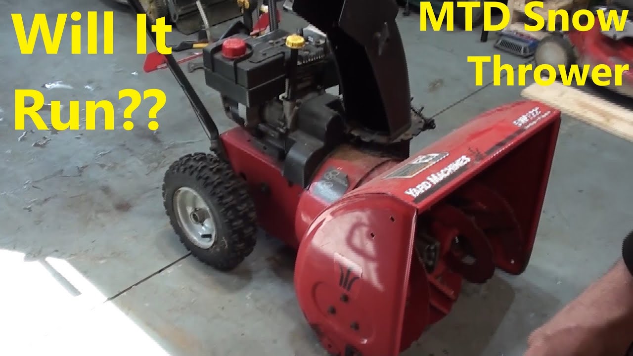 Will It Run? Cheap MTD Snow Blower - Let's Fix It Up!
