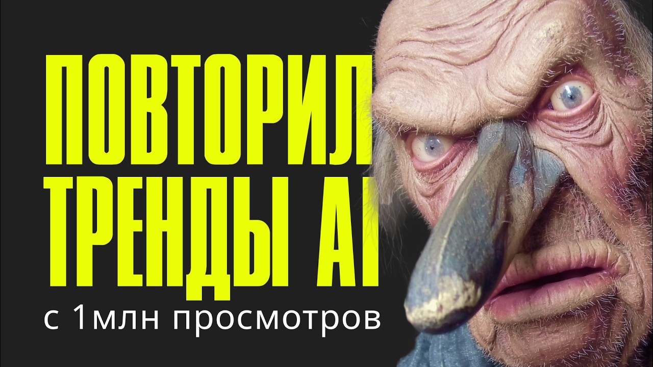 Как сделаны тренды в нейросетях. Повторяю за 0 рублей