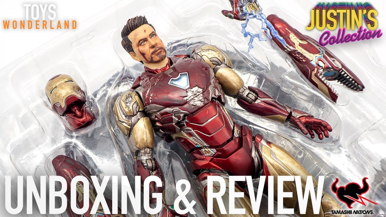 S.H.Figuarts Iron Man MK85 Avengers Endgame Bandai Tamashii Nations Unboxing & Review
