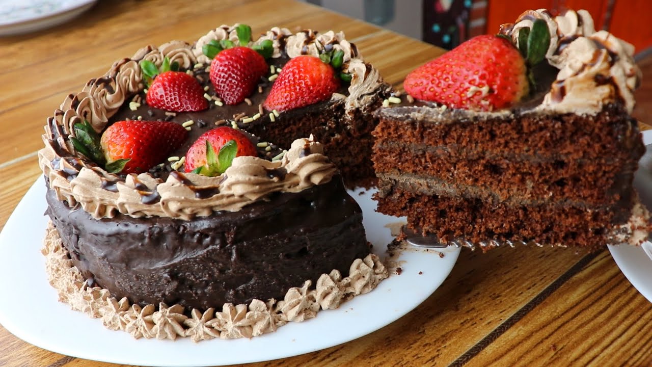 Pastel de chocolate SIN HORNO (el mejor de todos) receta muy fácil