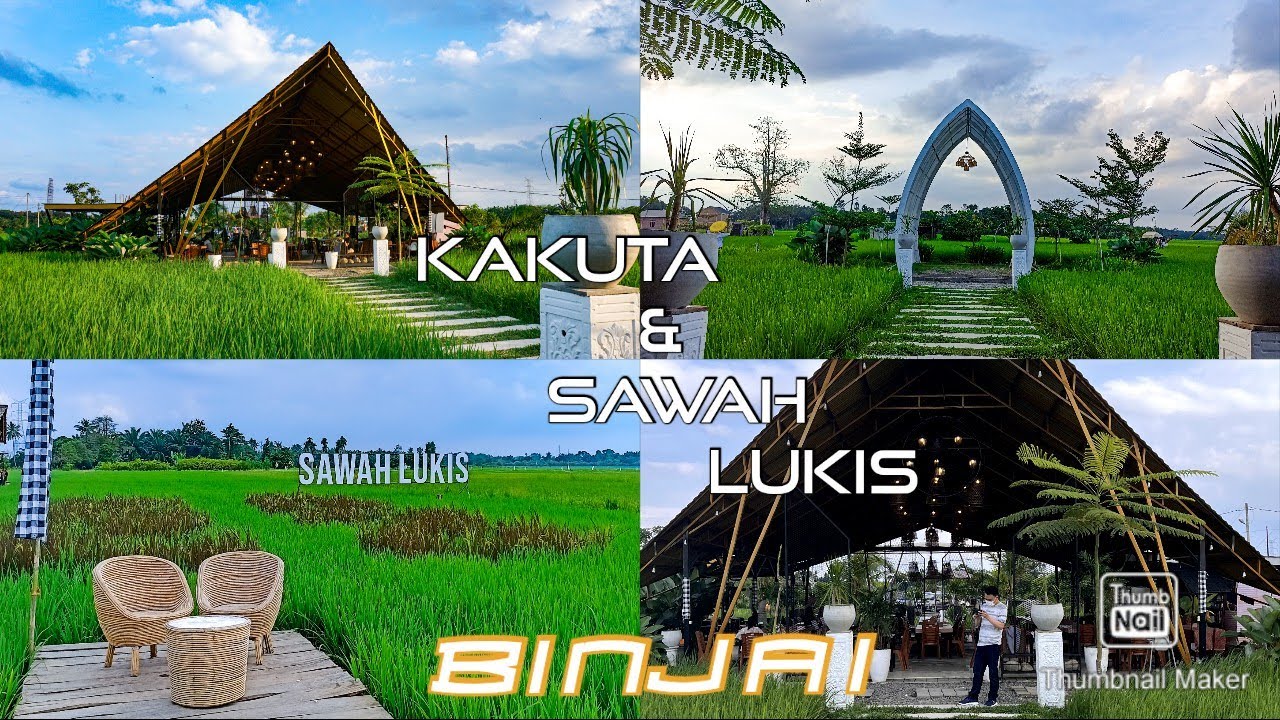 KAKUTA & SAWAH LUKIS Wisata Sawah di Kota Binjai🇮🇩 - Wisata di Binjai Medan - Salam Dari Binjai