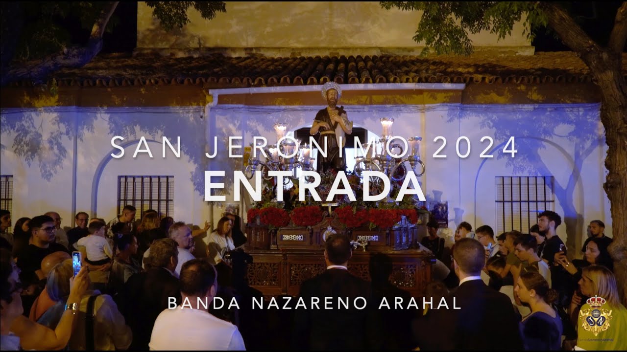 4K | SAN JERÓNIMO SEVILLA 2024 | ENTRADA [Banda Nazareno Arahal]