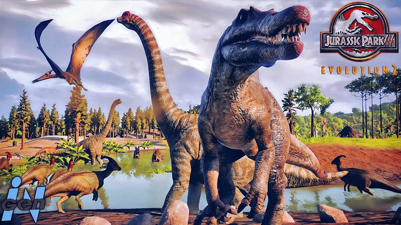 Isla Sorna - Site B | valley of the dinosaurs Part 5, Jurassic world evolution