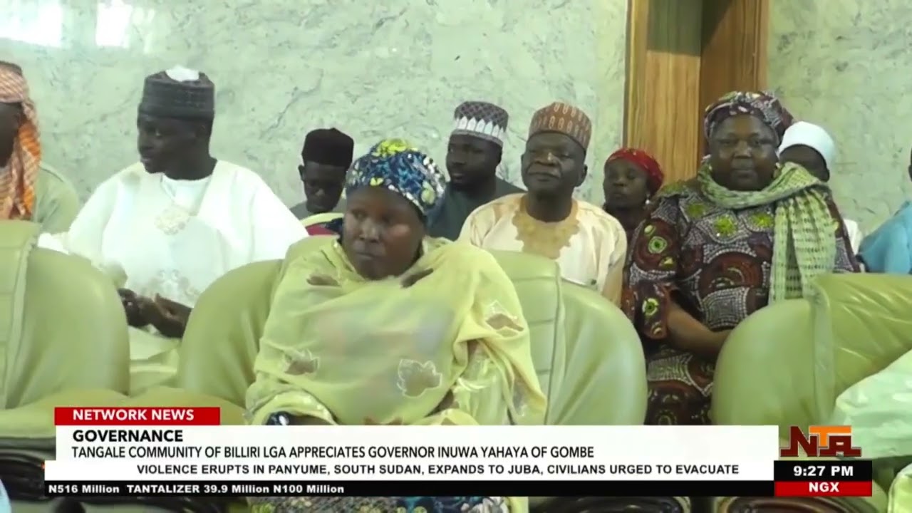 Governor Inuwa Yahya Receives Warm Welcome from Tangale Community