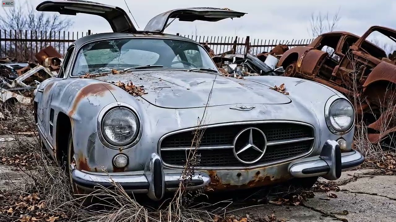 Old Mercedes-Benz 300SL Gullwing Transformation to Brand new Car | ASMR Satisfying | Use Headphones
