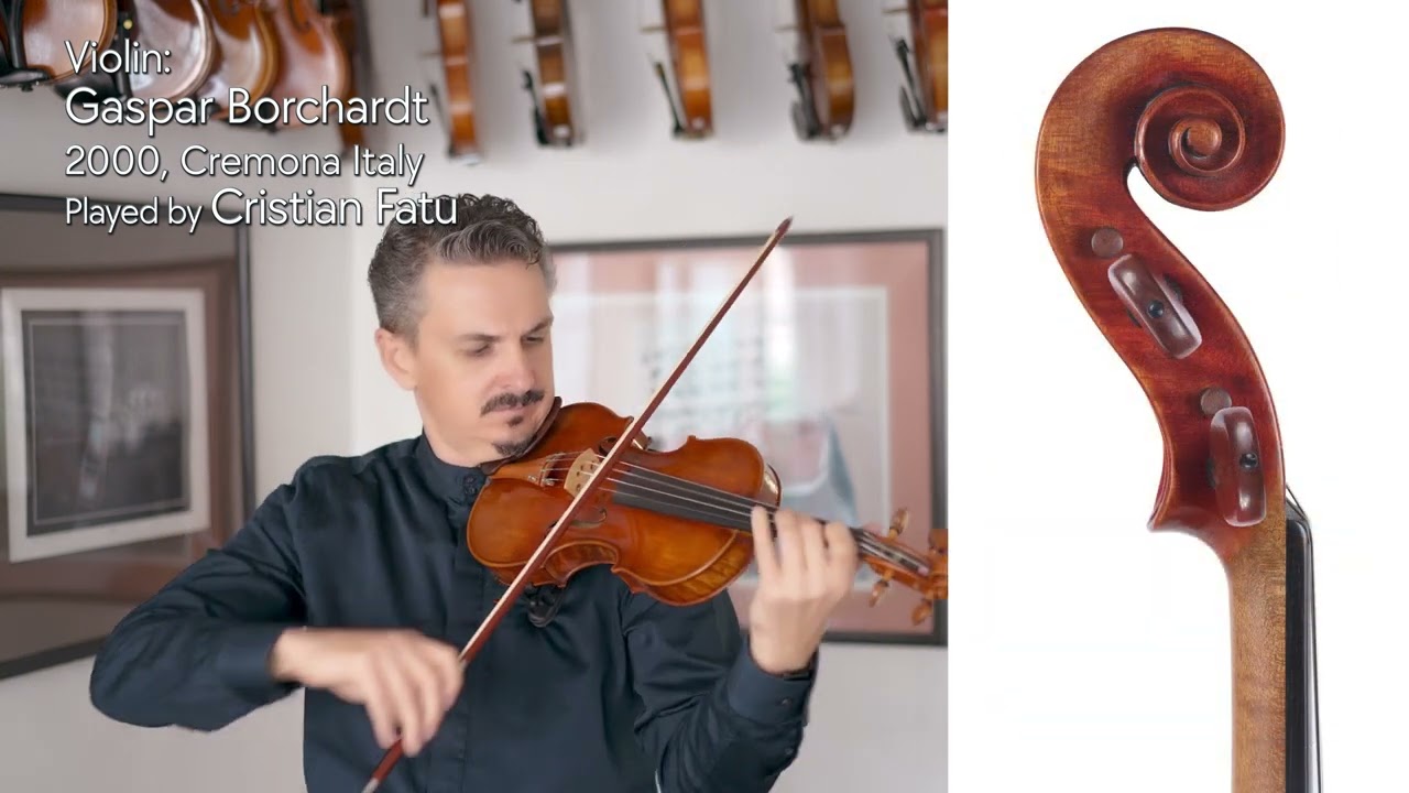 Gaspar Borchardt violin, 2000, Cremona, ITALY / Cristian Fatu / at the Metzler Violin Shop