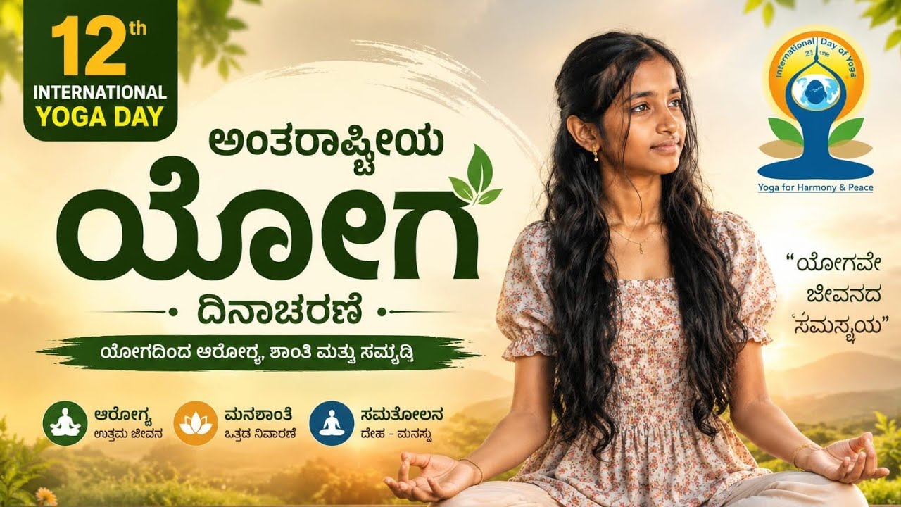 12th INTERNATIONAL YOGA DAY 🏅🧘&zwj;♀️