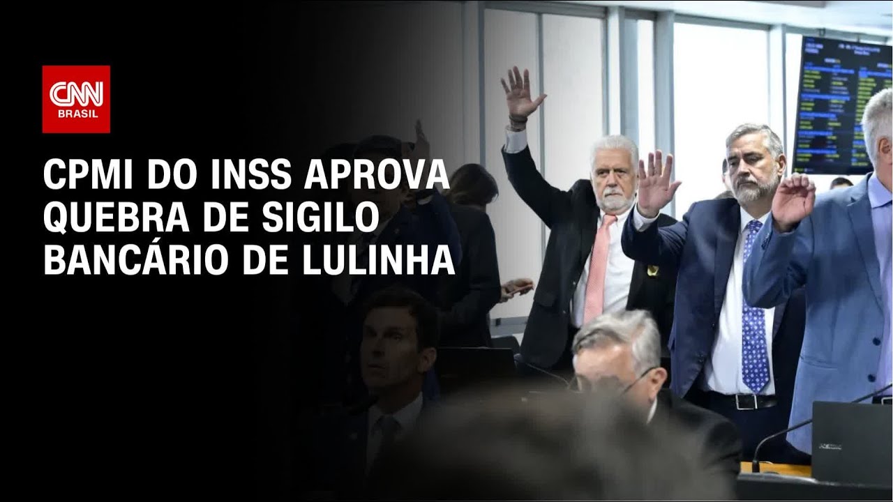 CPMI do INSS aprova quebra de sigilo bancário de filho de Lula | CNN 360º