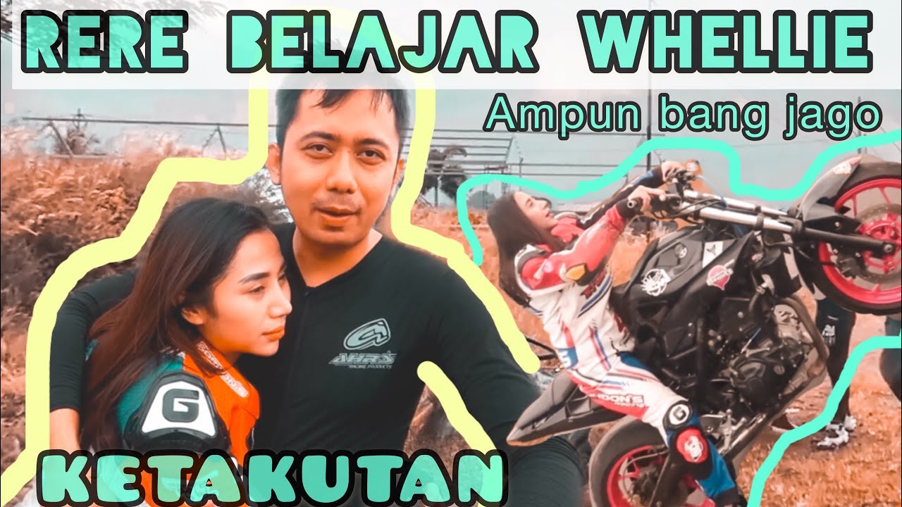 diajarin wheel!3 auto ketakutan .. | Bobby Stuntrider | Renata Putri