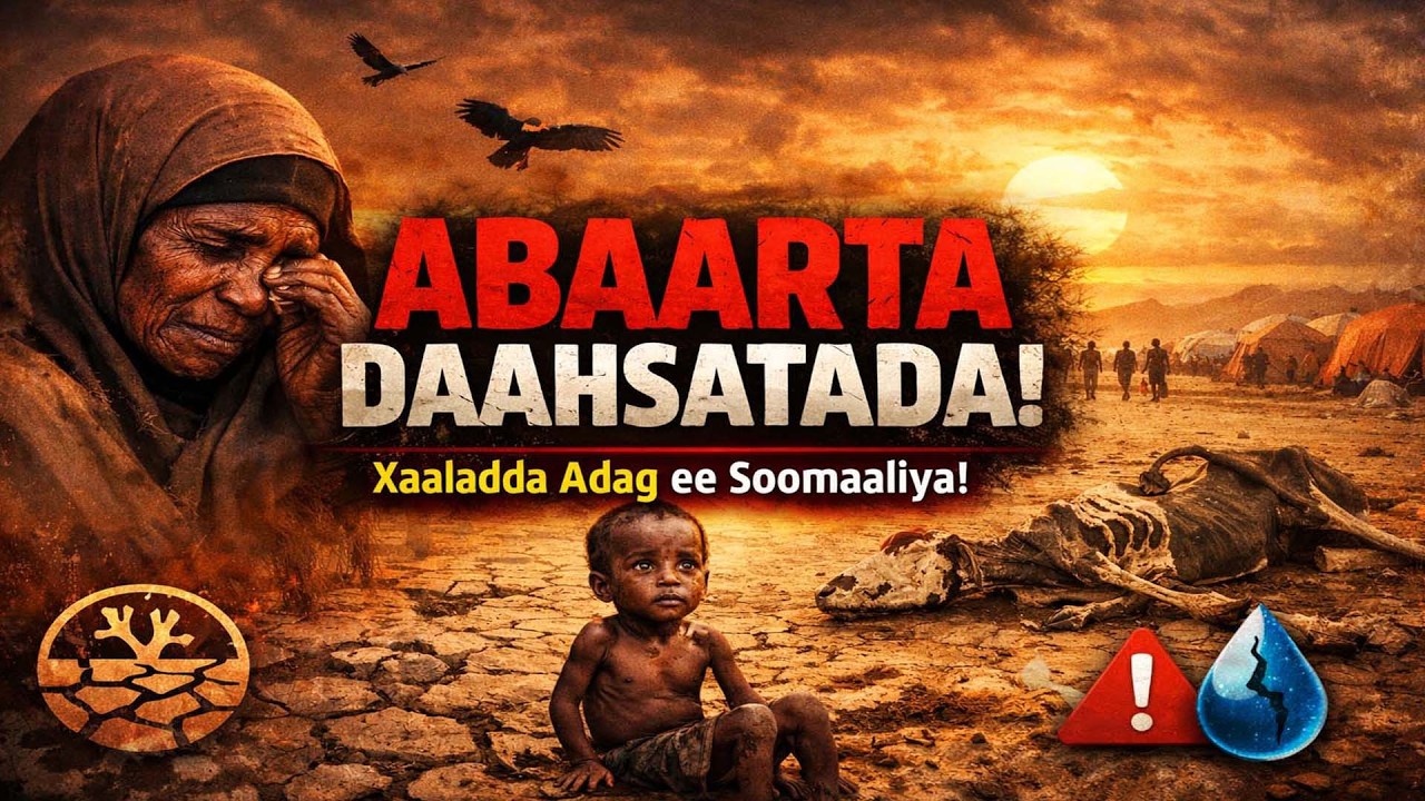 Abaaraha ka jira Soomaaliya  الجفاف في الصومال  Drought in Somalia