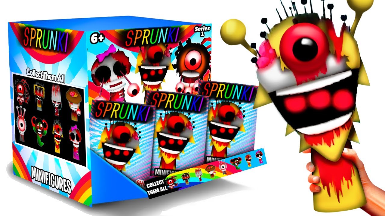 The LARGEST Sprunki PHASE 7 MYSTERY BOX! NEW TYLER AND SNOWI, Phase 7 GRAY & WENDA Minifigures!