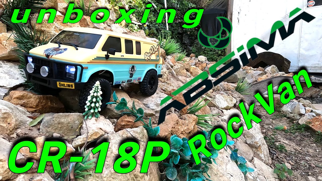 Unboxing Absima CR-18 Pro Rock Van - First run ￼#CR-18p #rcrockvan