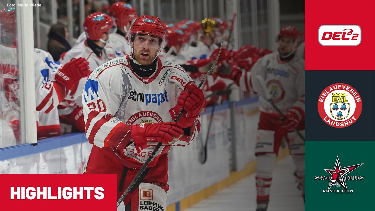 DEL2: EV Landshut vs Starbulls Rosenheim | Highlights