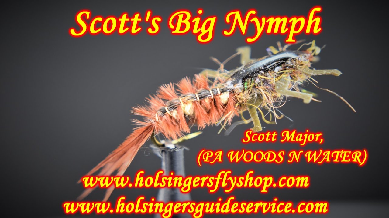 Scott's Big Nymph, with Lively Legz, Holsinger's Fly Shop