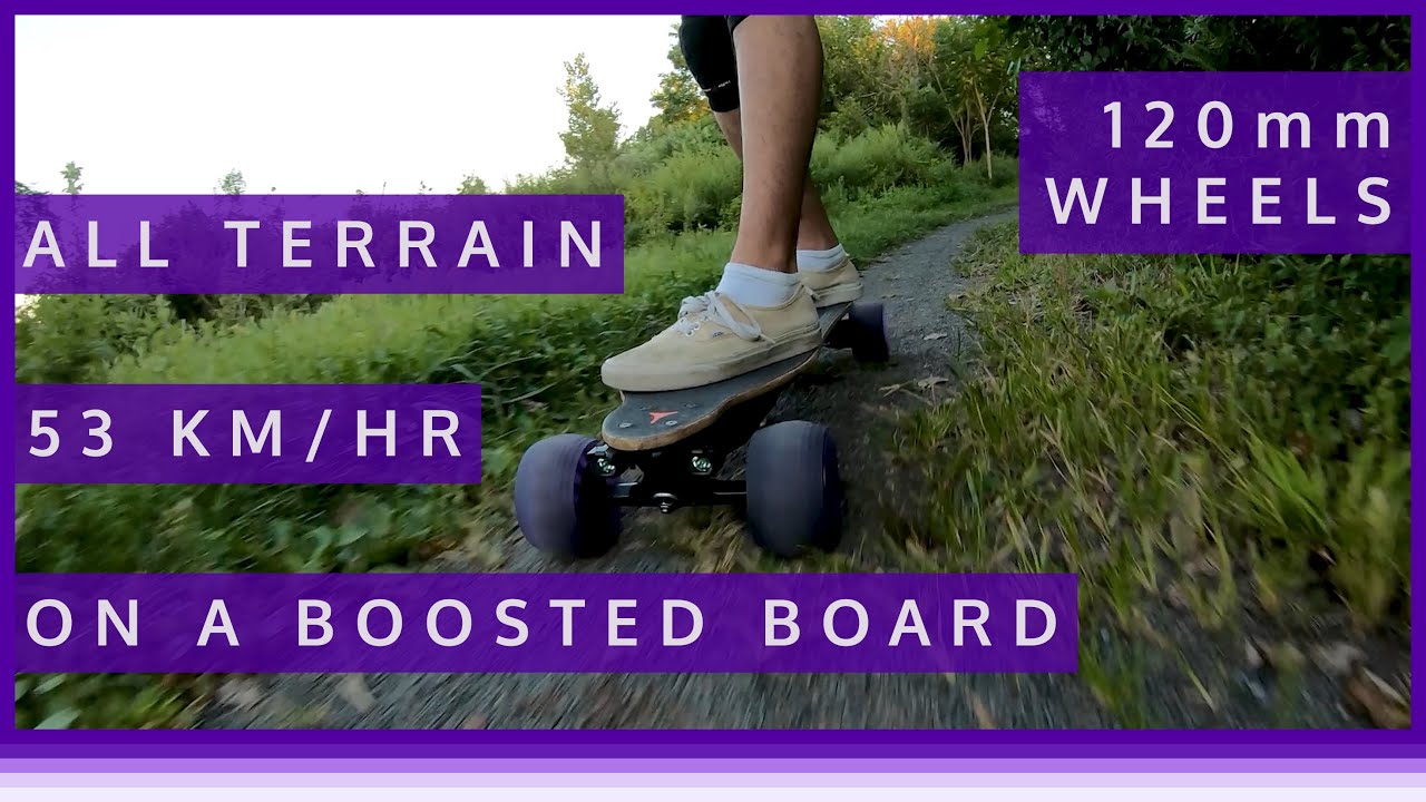 33 MPH All-Terrain Boosted Board - Slick Revolution Foamies | Eskate Reviews
