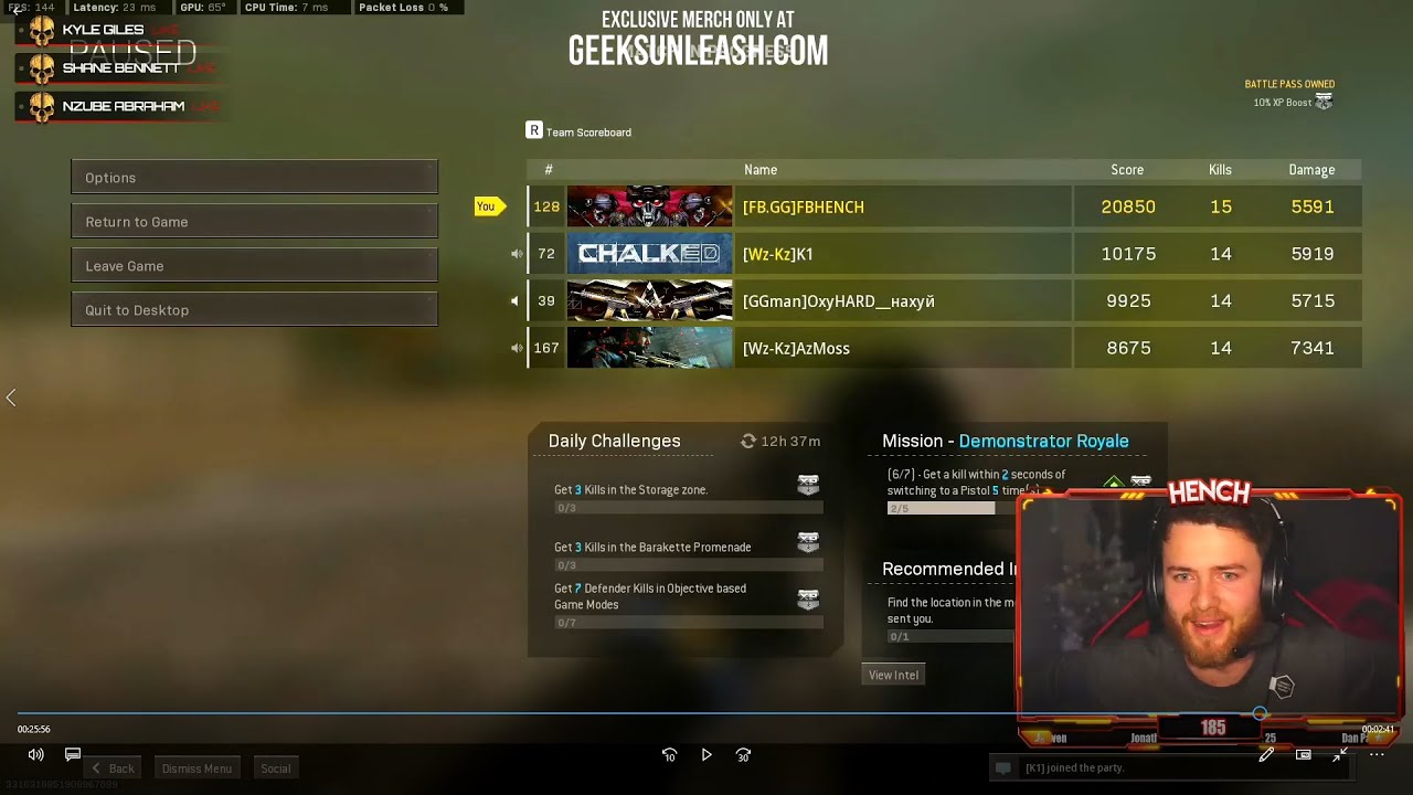 Solo High kill Tournament game!