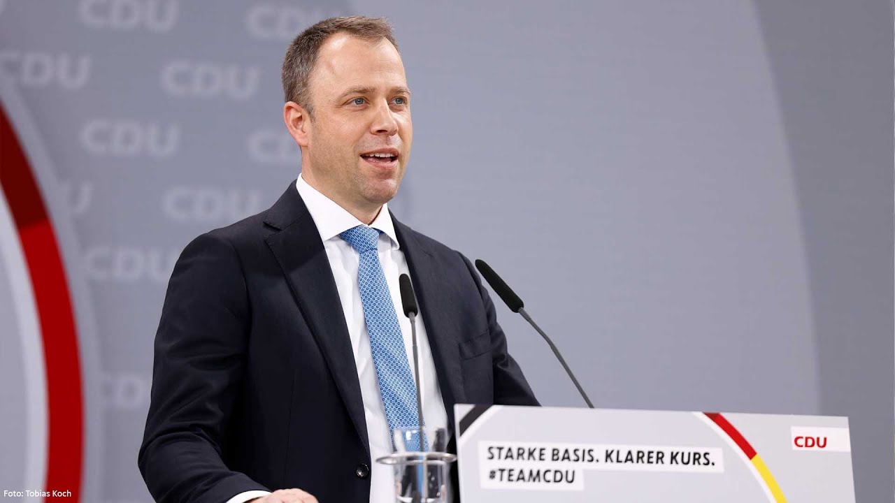 Mario Czaja ist neuer CDU-Generalsekretär: Die Ergebnisverkündung beim #cdupt22.