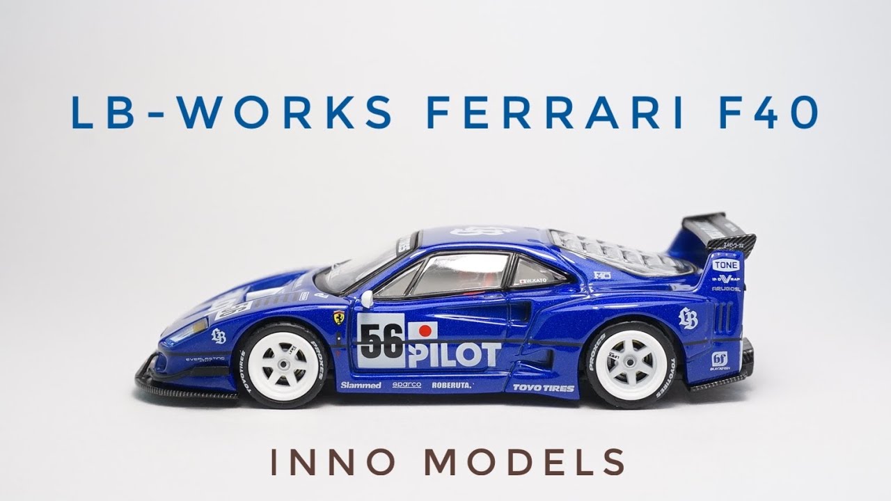 最高峰のミニカーなのか！？リバティウォークのF40が登場！！inno models