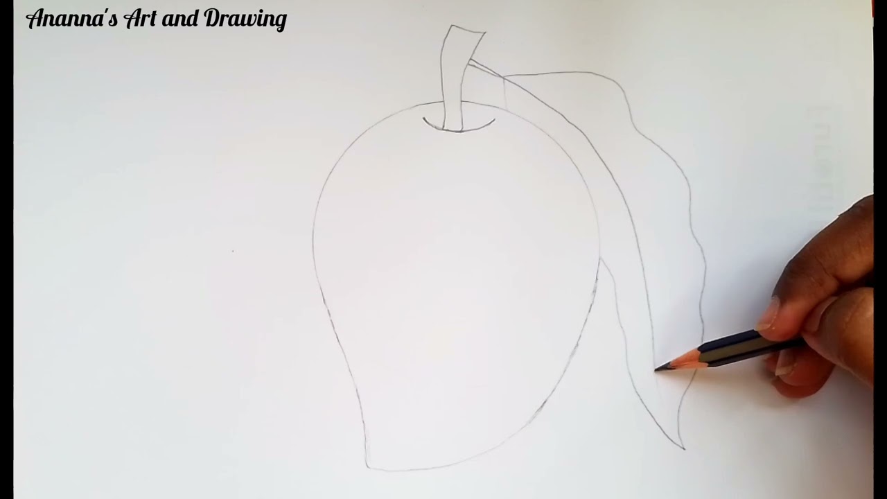 How to draw a Mango || আম 🥭 || Please subscribe to my channel
