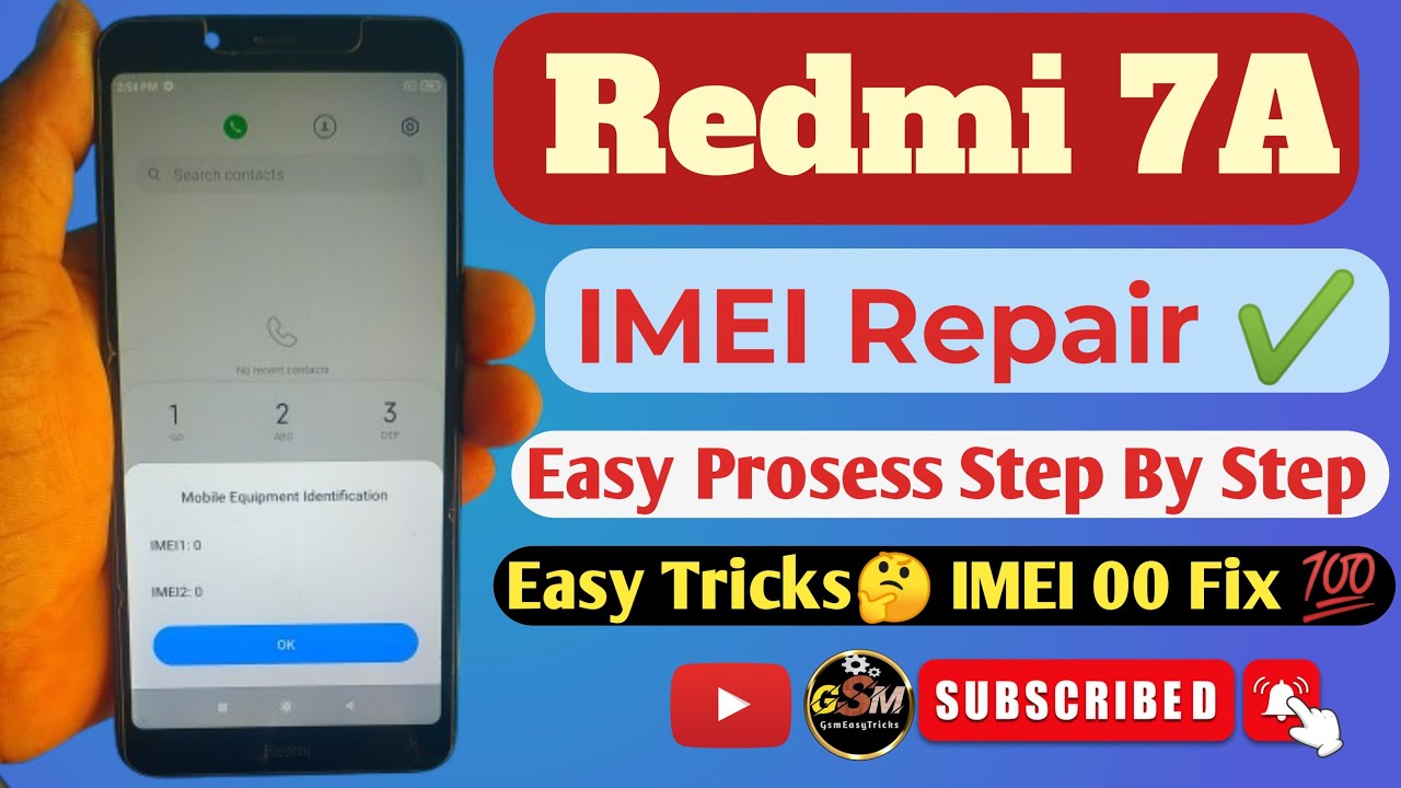 Redmi 7a imei 00 Repair Umt Tool 2025✅ #GsmEasyTricks
