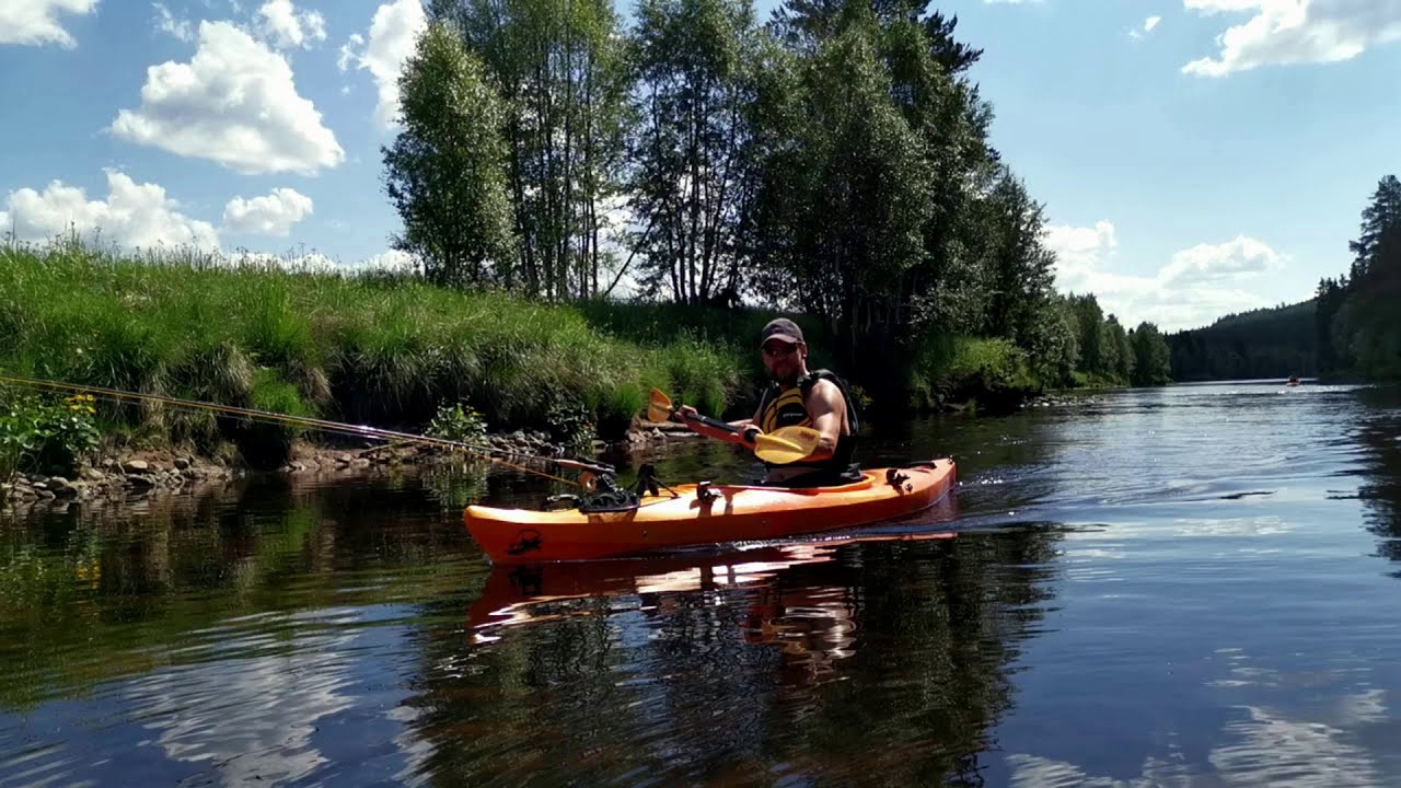 Fluefiske i Nordre Osa fra Kajakk - Juli - 2020 - turmedlars.no