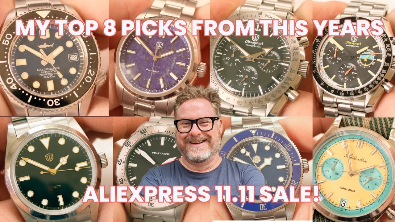 Мой выбор из 8 лучших часов с распродажи AliExpress 11.11 этого года