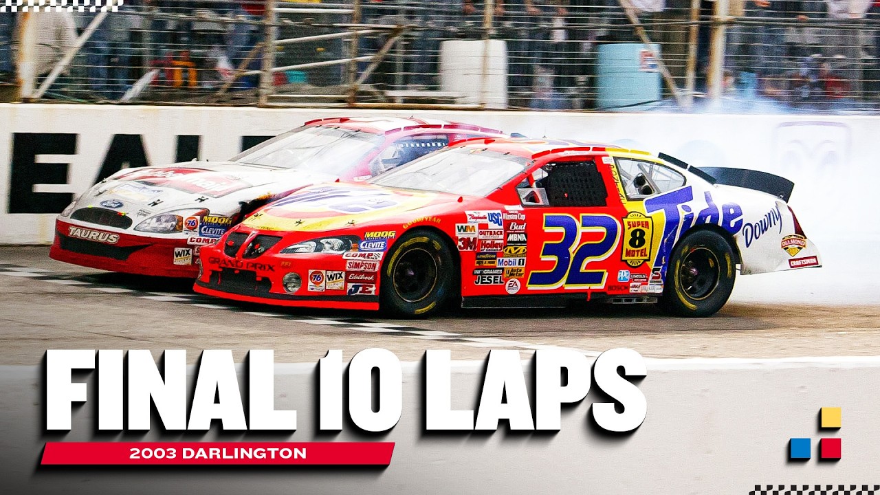 Thrilling Final Laps from 2003 Darlington | NASCAR