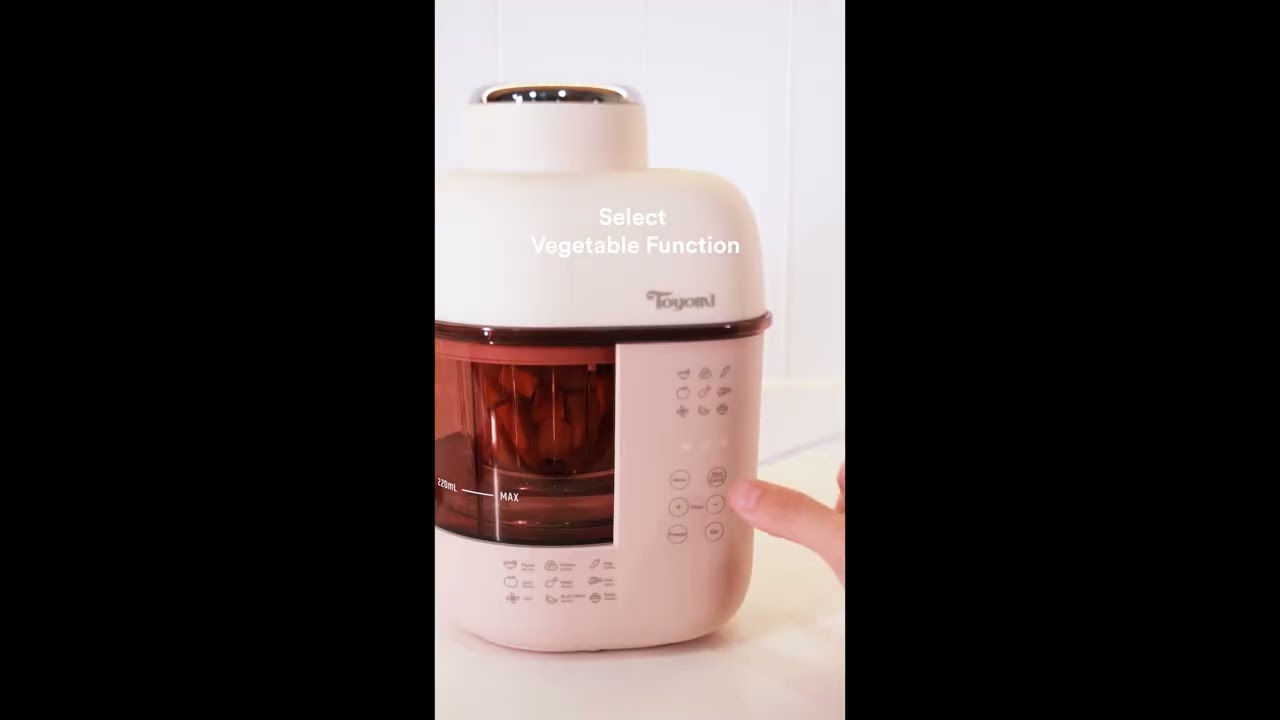 Baby Food Made Easy: Potato and Pumpkin Puree | TOYOMI NourishMix Baby Food Maker BBF 7003