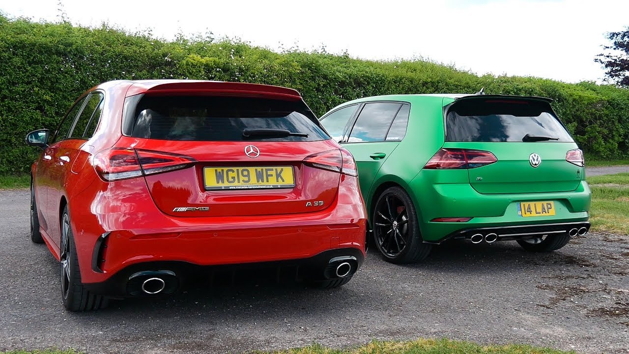 Hot Hatch Head2Head #10: Golf R vs A35 AMG