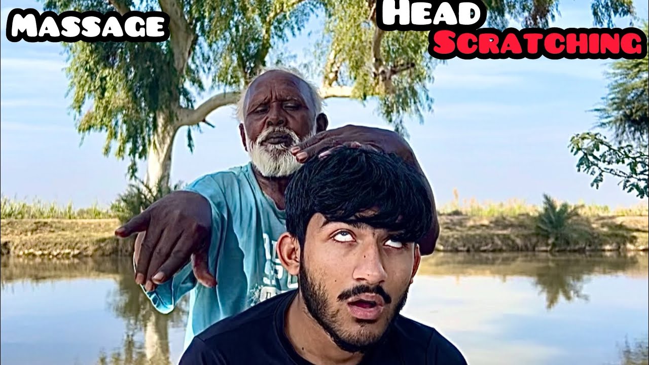 Asmr 1$ Head & Back Massage - Asmr Massage For Deep Sleep - Asmr Head Scratching- Asmr Massage 