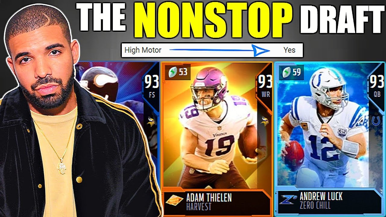 THE NONSTOP DRAFT! Madden 19 Draft Champions Gameplay