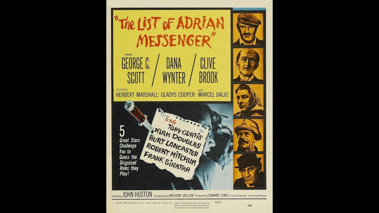 GENRE FILES: THE LIST OF ADRIAN MESSENGER (1963)