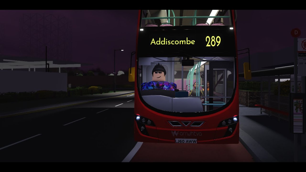 Roblox Croydon V1.3 Arriva London Gemini 2 B9TL Ex First 289 Waddon Marsh to Addiscombe