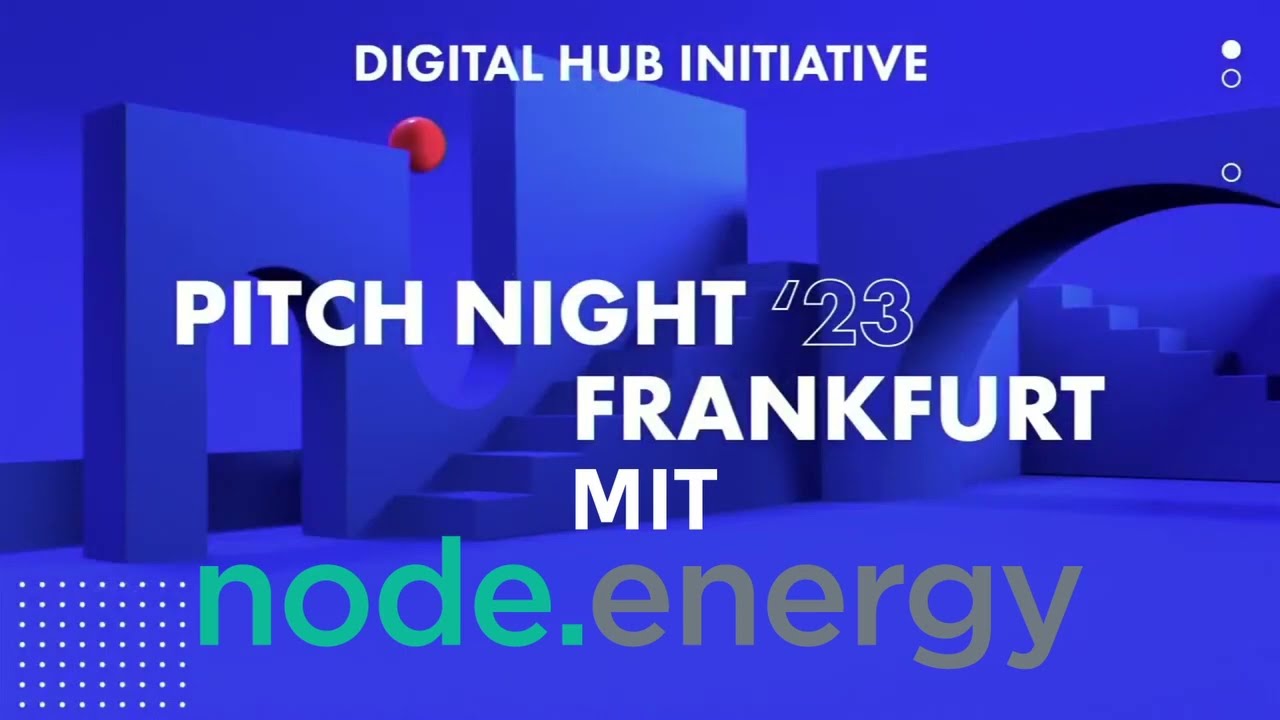 de:hub Pitch Night 2023 - Matthias Karger präsentiert node.energy