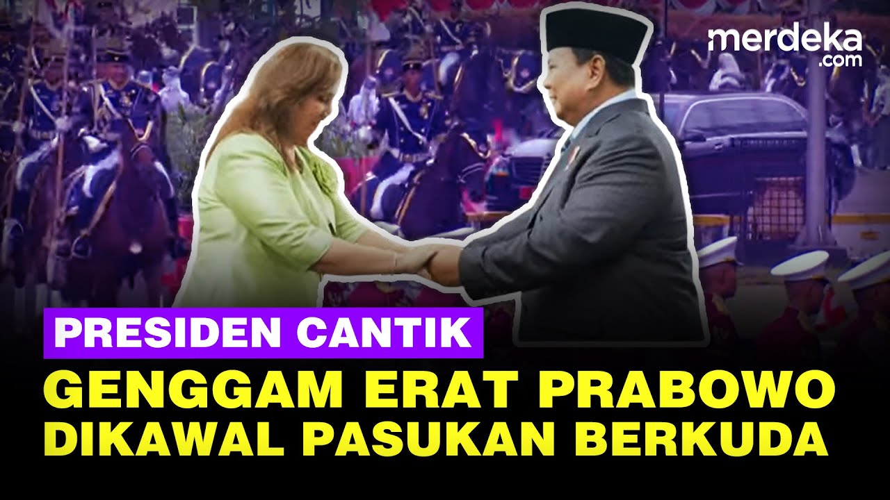 [FULL] Sambutan Meriah, Presiden Cantik Peru Dikawal Pasukan Berkuda dan Genggaman Erat Prabowo