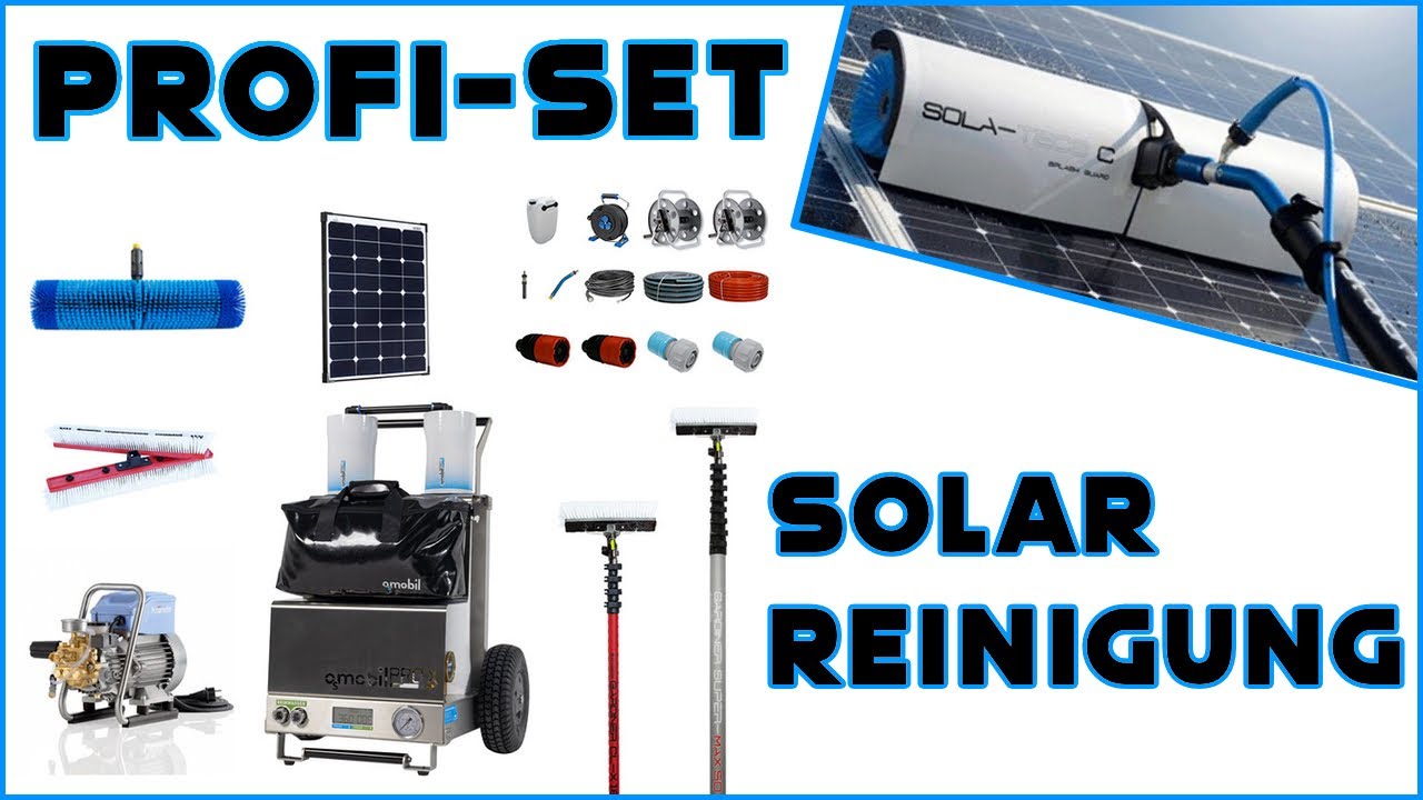 Profiset für die Solarreinigung inkl. OSMOBIL PRO X & Solatecs C!