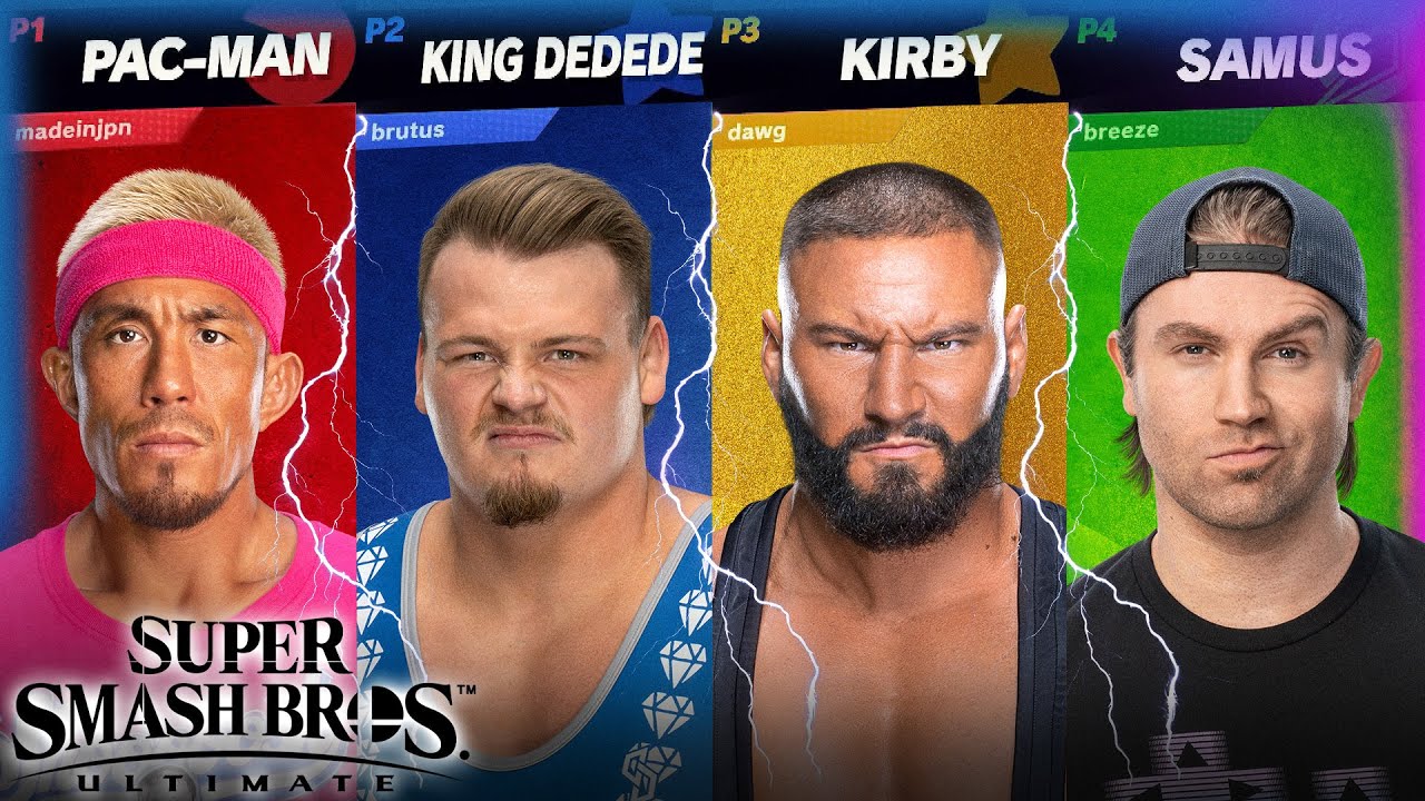 BRON BREAKKER vs. BRUTUS vs. AKIRA TOZAWA vs. TYLER BREEZE | Super Smash Bros. Ultimate