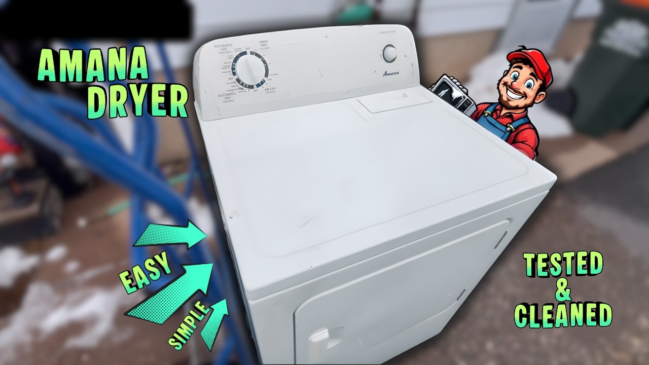 How to Reinstall the Drum on an Amana Dryer (Quick Guide)