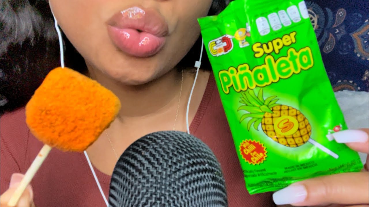 ASMR | Super Piñaleta w/ Chilli Candy 🍭 🍍