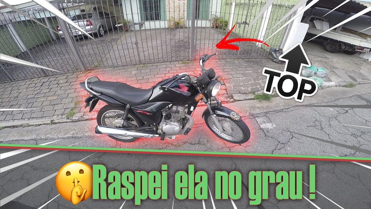 TIREI O FILTRO E O RETROVISOR DA CG DA MINHA TIA E FUI PRAS ENTREGAS !