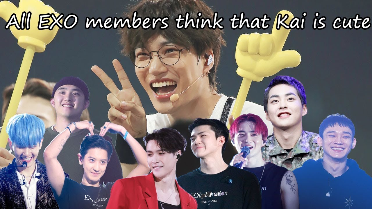 All EXO members think that Kai is cute