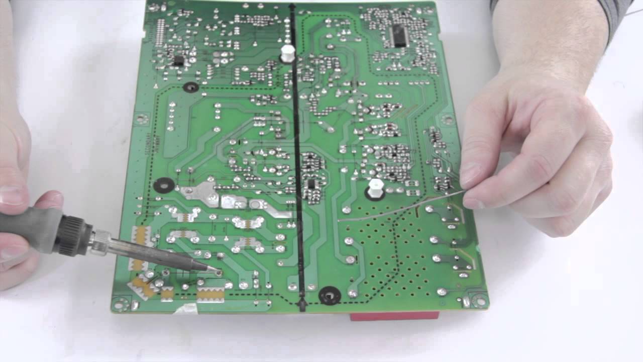 How to Solder a Fuse - DIY How To Solder Tip #1 - TV Board Repair