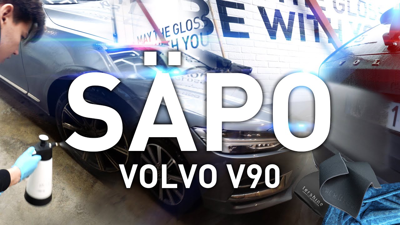 PÅHÄLSNING AV SÄPO |  VOLVO V90